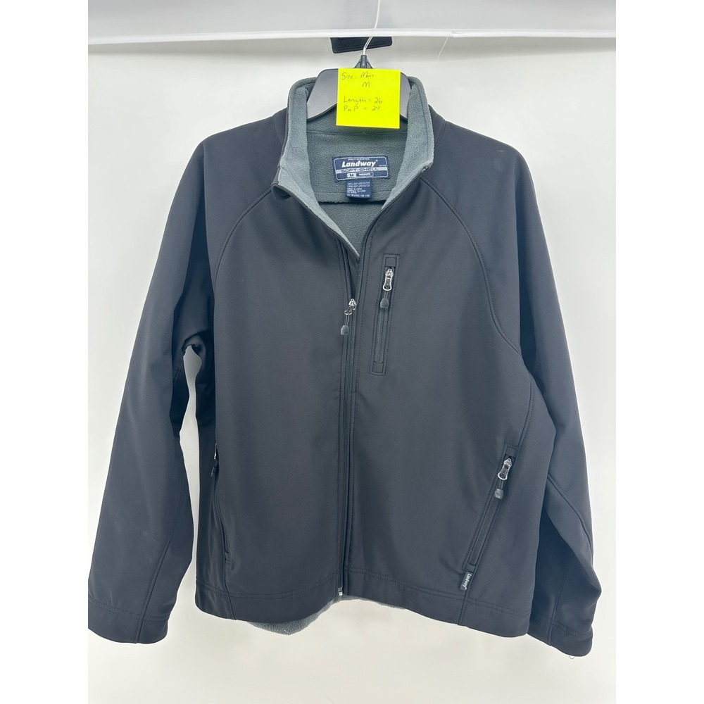 Landway Mens Soft‎ Shell Jacket Black Volkswagen VW Fleece Lined Medium M